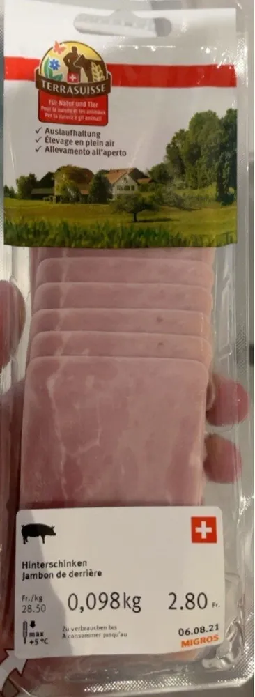 Jambon de derrière