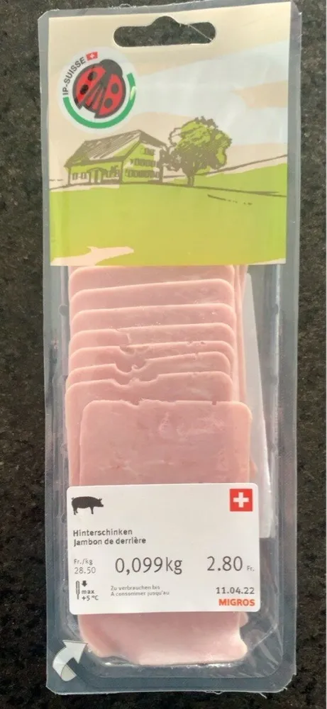 Jambon de derriere