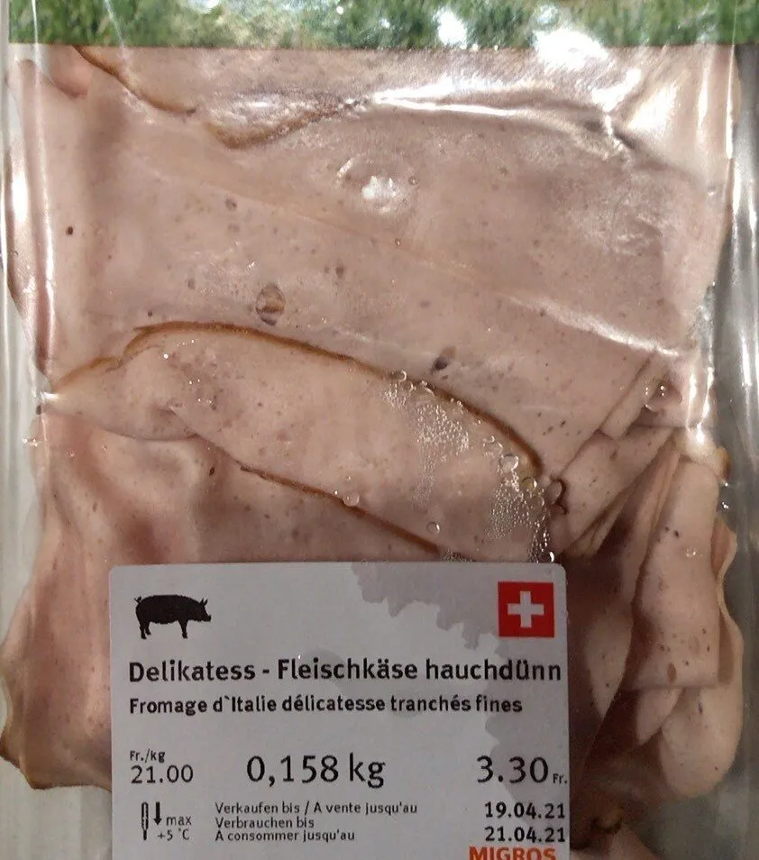 Fleischkäse hauchdünn