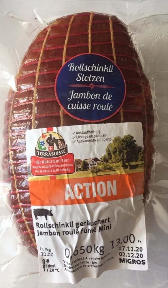 Jambon roulé fumé mini