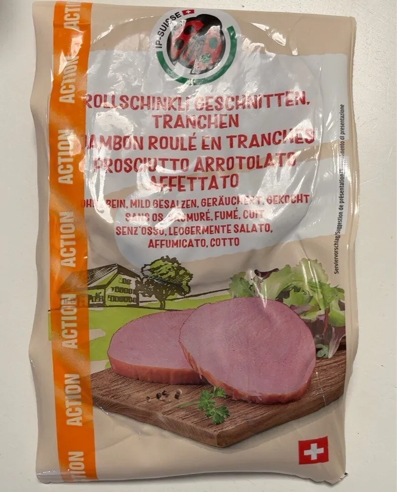 Jambon roulé en tranches