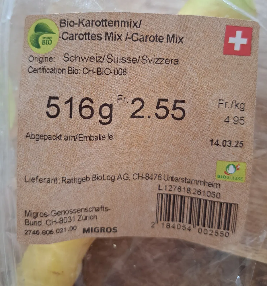 Bio-Karottenmix