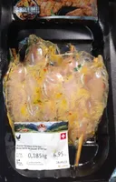 Brochettes poulet orientale