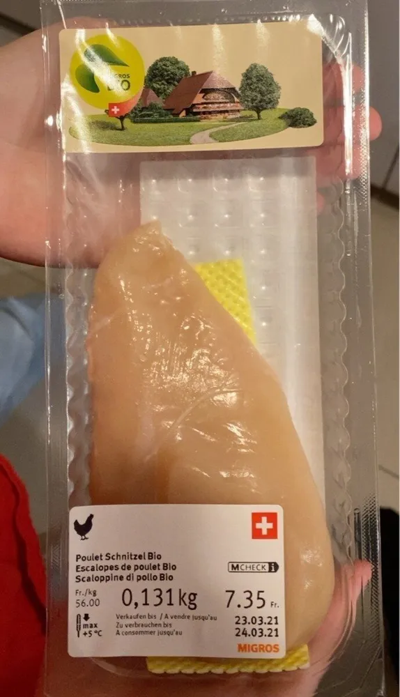 Escalopes de poulet bio