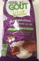 Mini galettesde riz au chocolat au lait