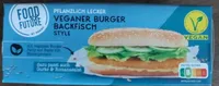 Veganer Burger Backfisch Style