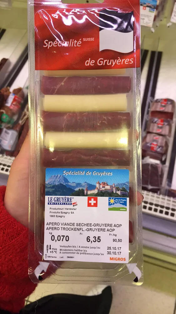 Le Gruyère Apéro Viande séchée-Gruyère