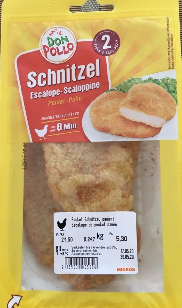 Escalope poulet