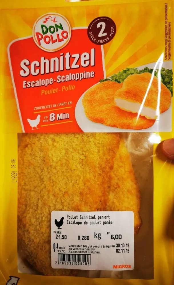 Escalope poulet