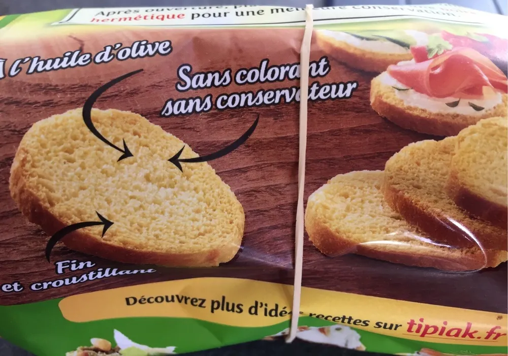 Minis toasts apéritifs