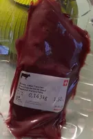 Tranches de foie de boeuf
