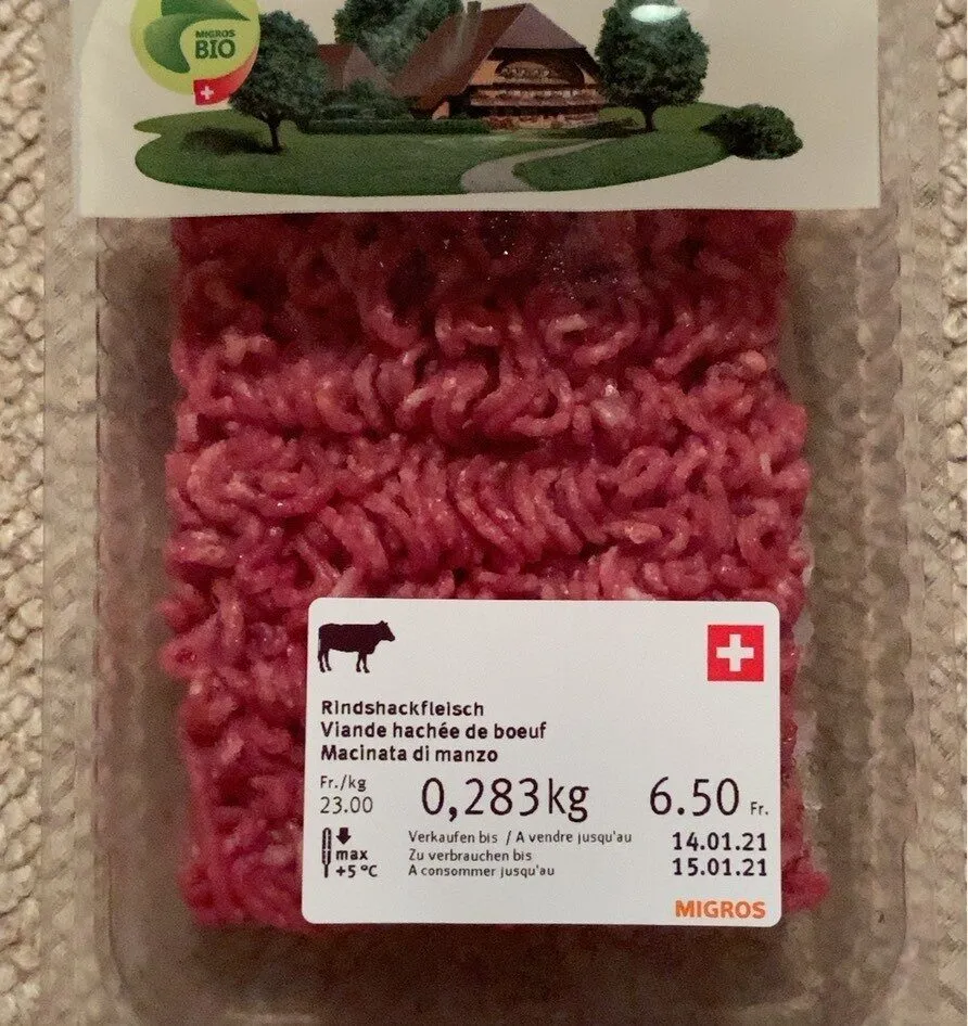 Viande hachée boeuf BIO