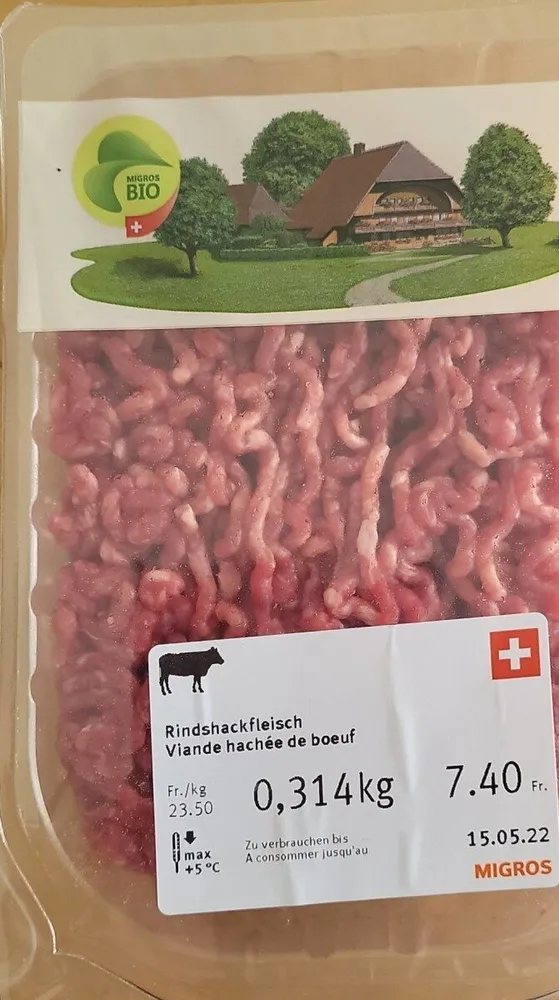 Rindshackfleisch Bio