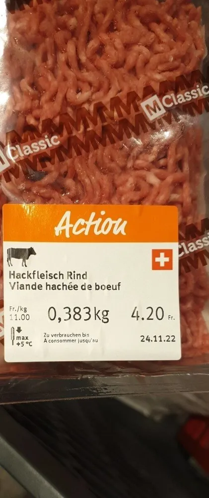 Viande hachée mais classic