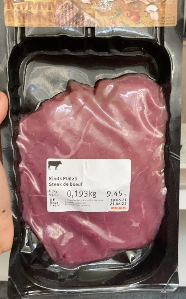 Steak de boeuf