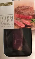 Irish beef entrecote dry aged