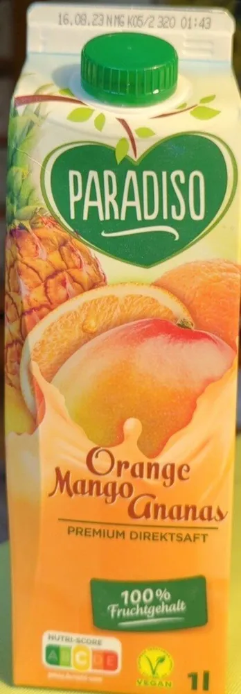 Orange Mango Ananas PREMIUM DIREKTSAFT