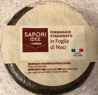 Formaggio stagionato in Foglia di Noci