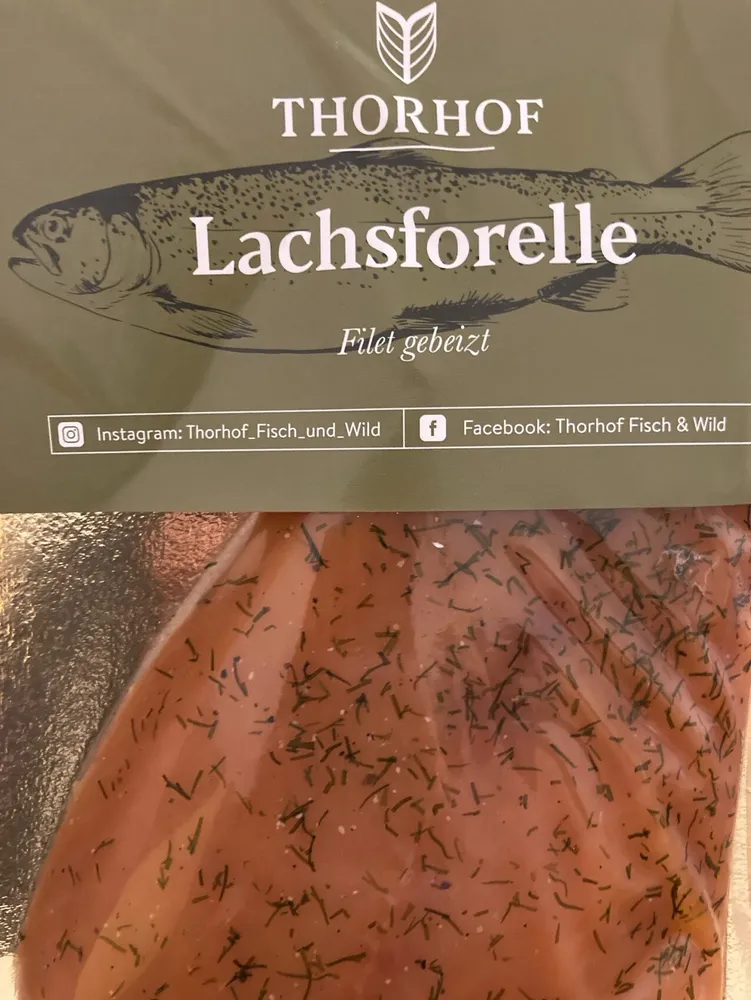 Lachsforelle Filet gebeizt