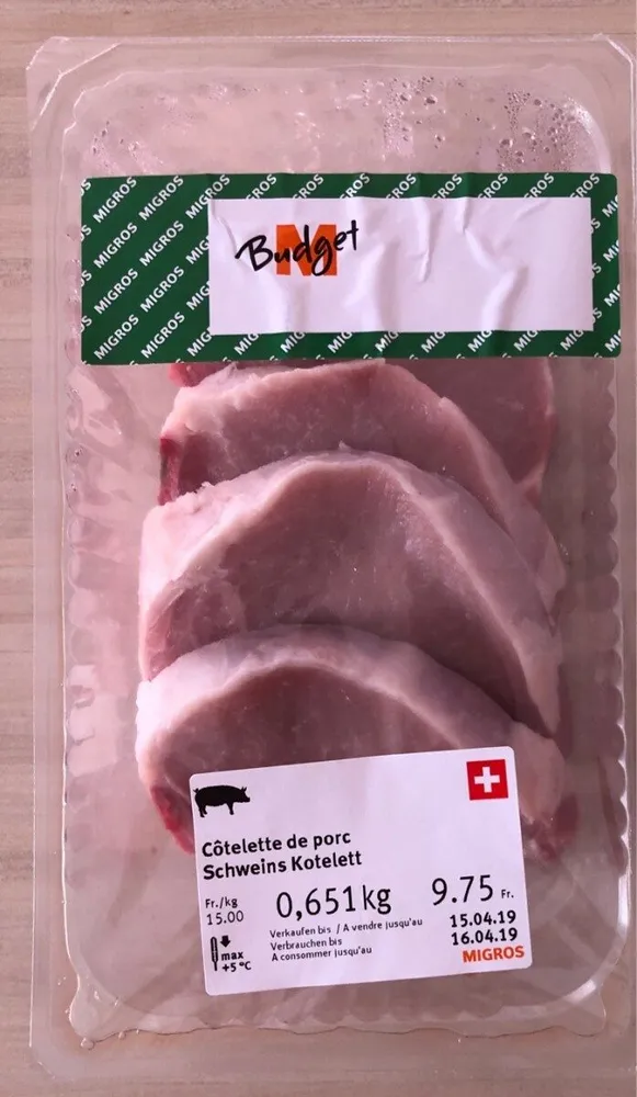 Côtelette de porc