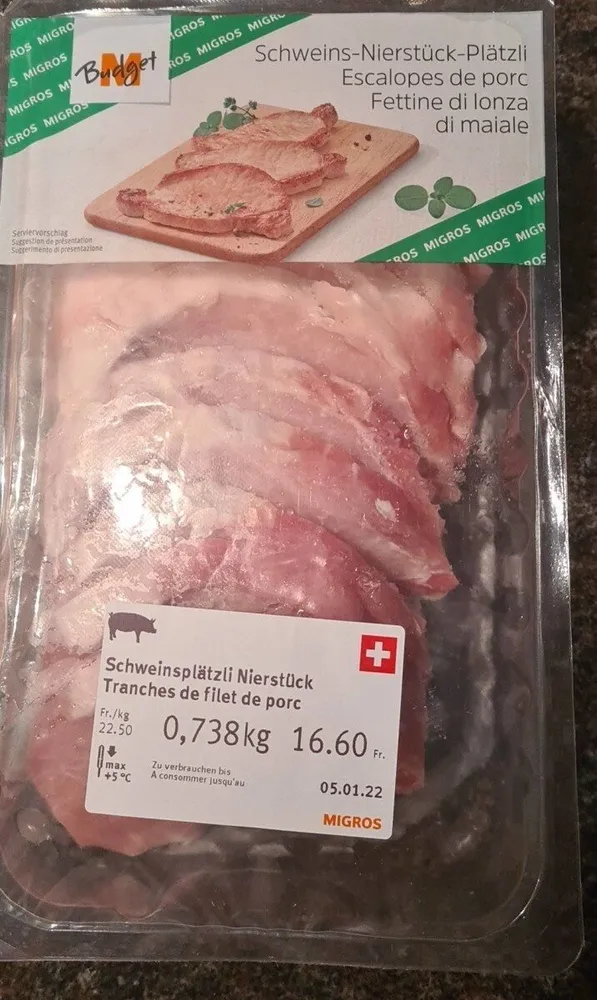 Escalopes de porc