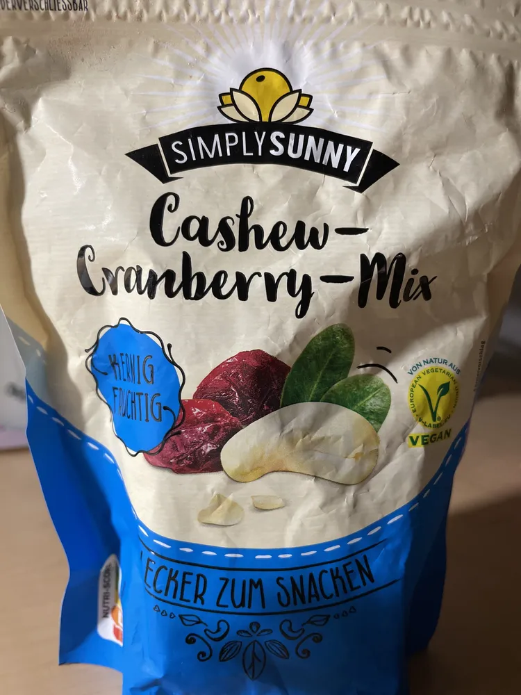 cashew cranberry mix
