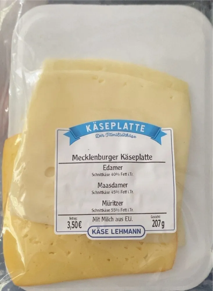 Mecklenburger Käseplatte
