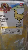 Poulet-Spiessli Kebab