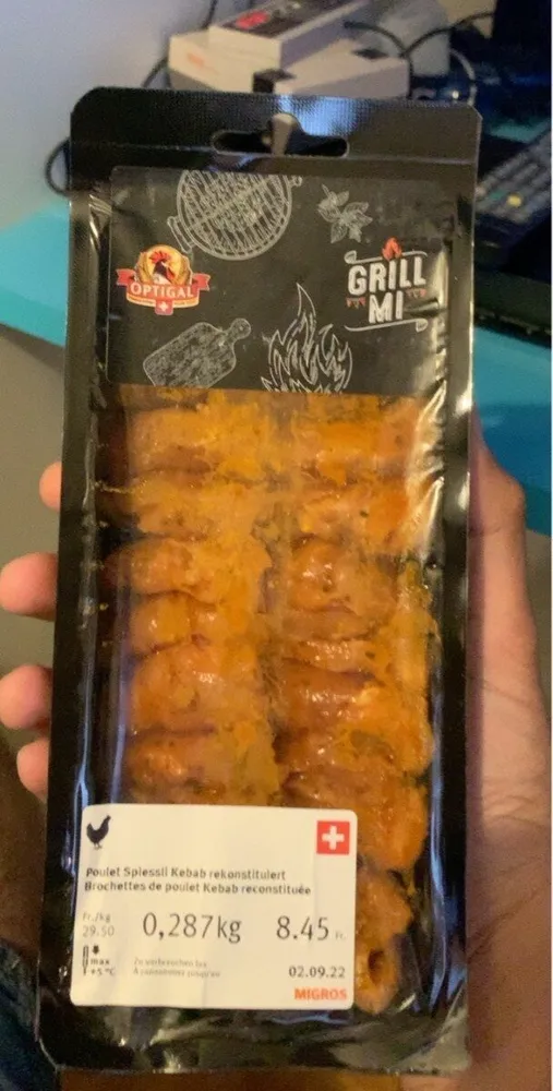 Poulet brochette