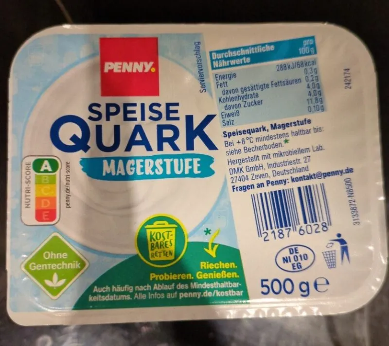 Speisequark Magerstufe