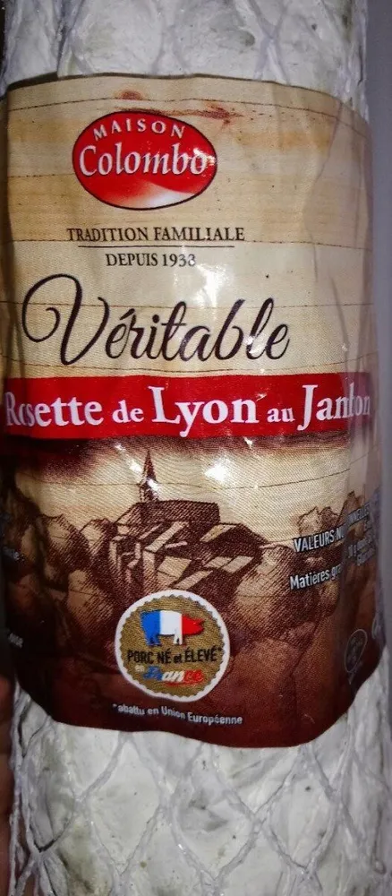 Rosette de Lyon au jambon Colombo