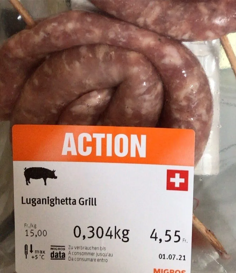 Luganoghetta grill