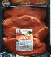 Tranches de quasi de porc marinées