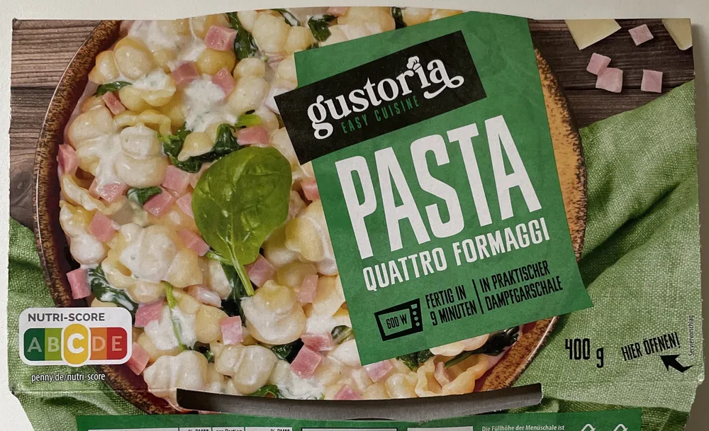 Pasta quattro fromaggi