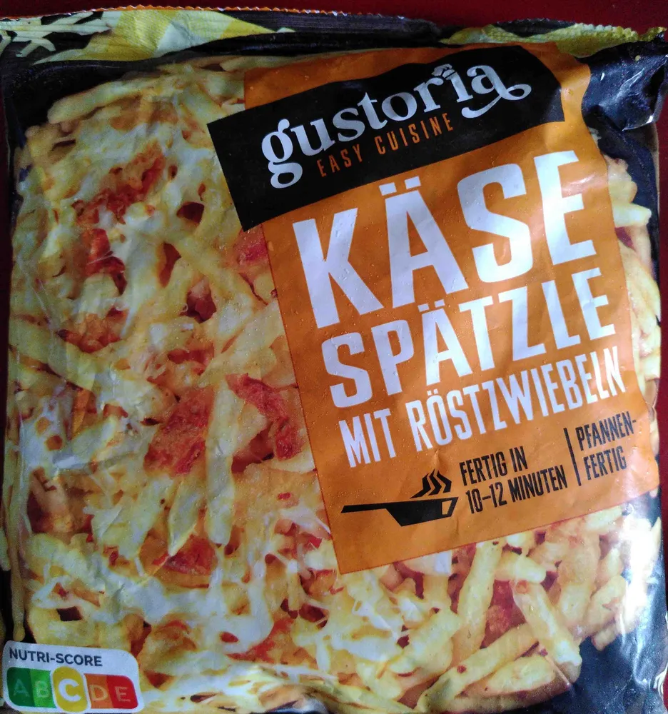 Käsespätzle mit Röstzwiebeln