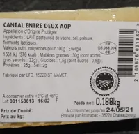 Cantal entre deux aop