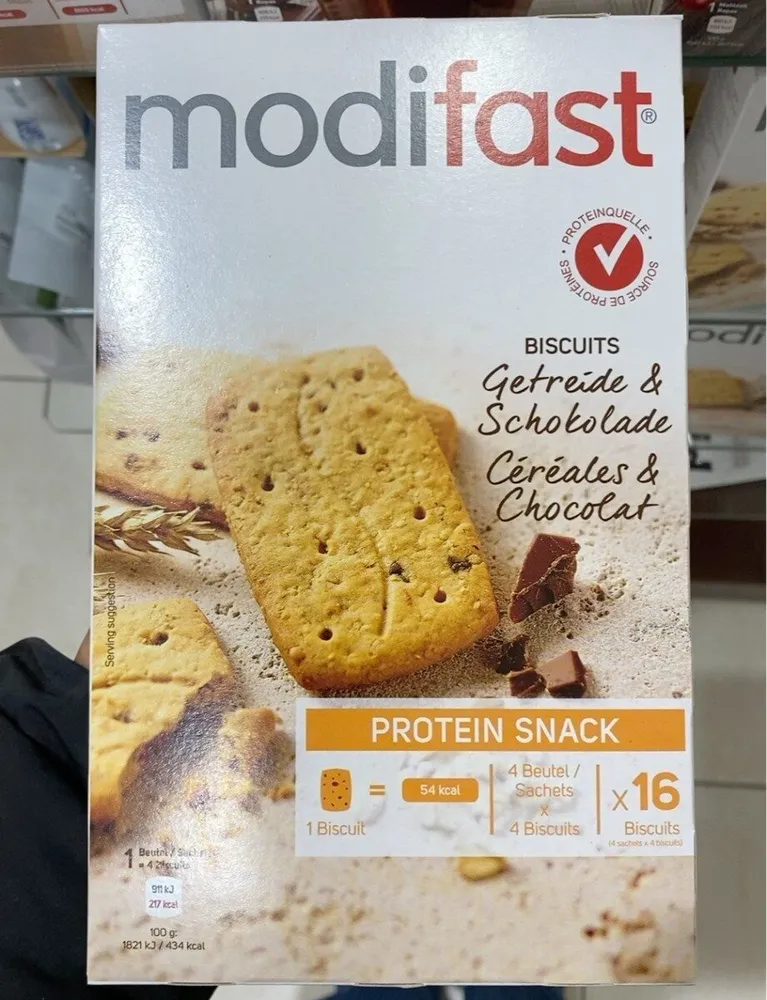 Modifast biscuits céréales et chocolat