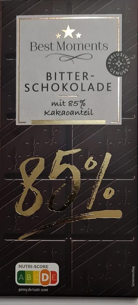 Bitterschokolade 85%