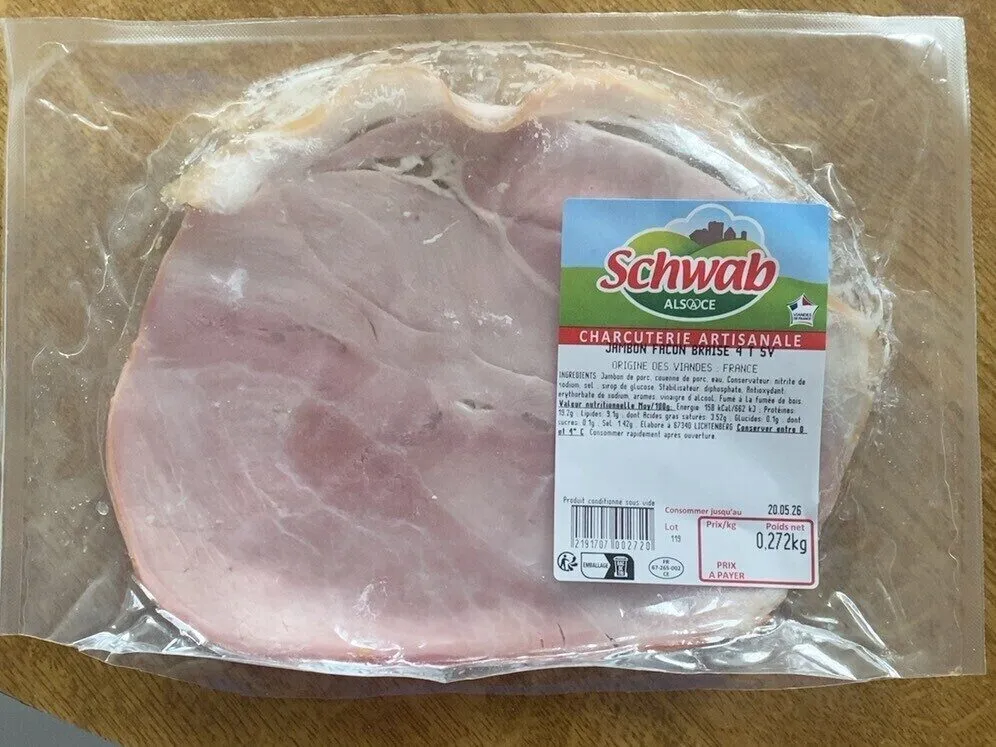 Jambon Façon braisé 4 T