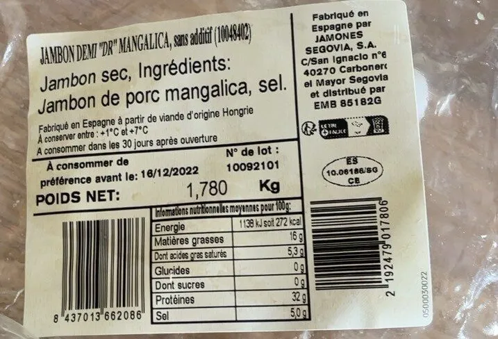 Jambon demi dr magalica