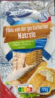 Filets von der geräucherten Makrele
