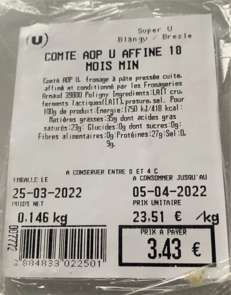 Comté AOP