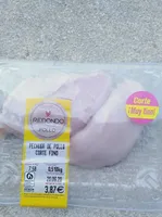 Pechuga de pollo corte fino