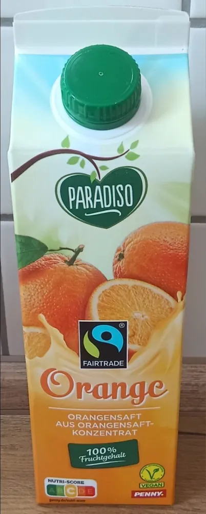 Fairtrade orangensaft
