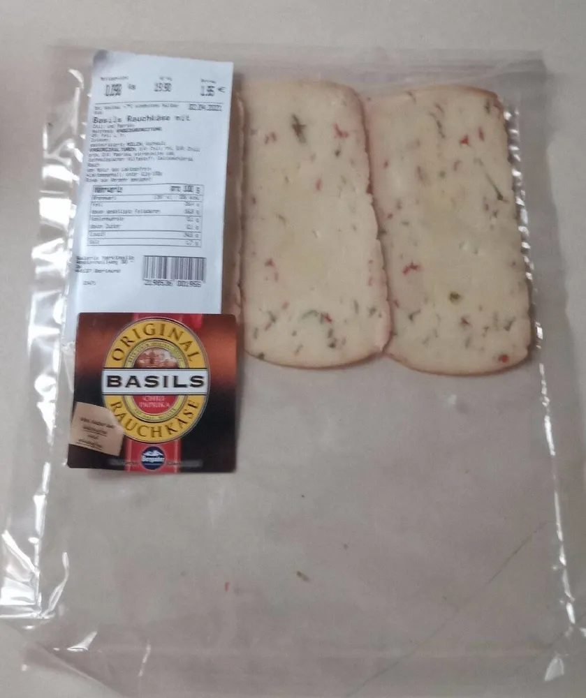 Rauchkäse mit Chili und Paprika