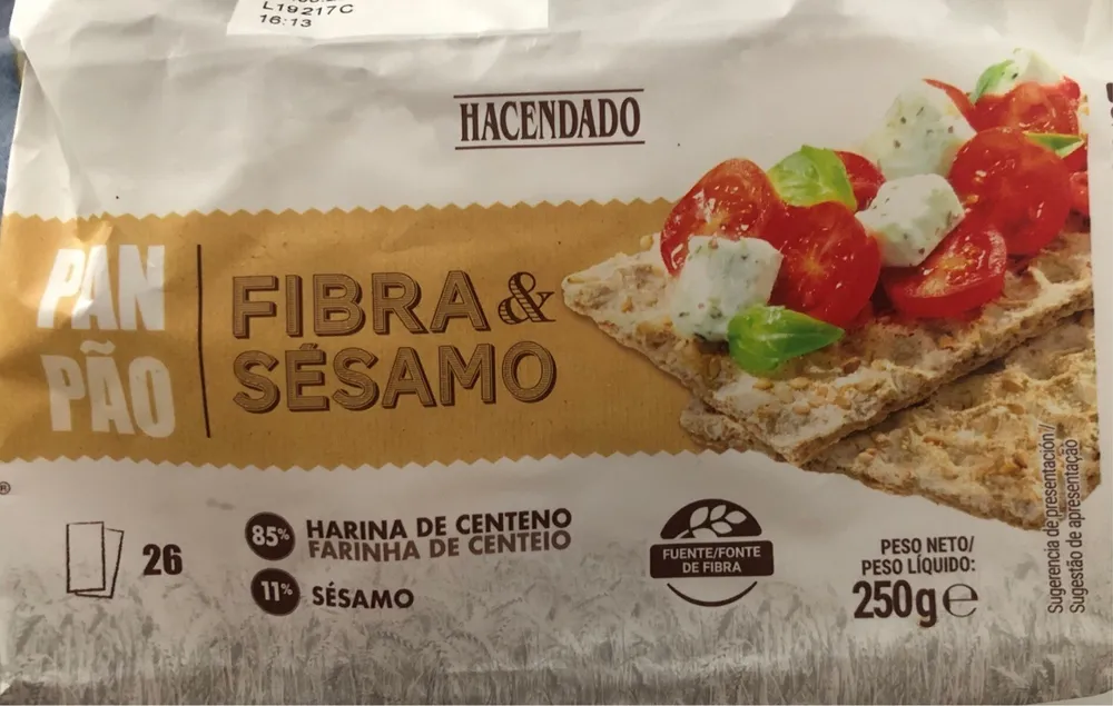 Pan fibra & sesamo