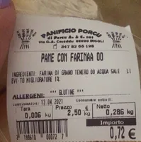 Panino con farina 00