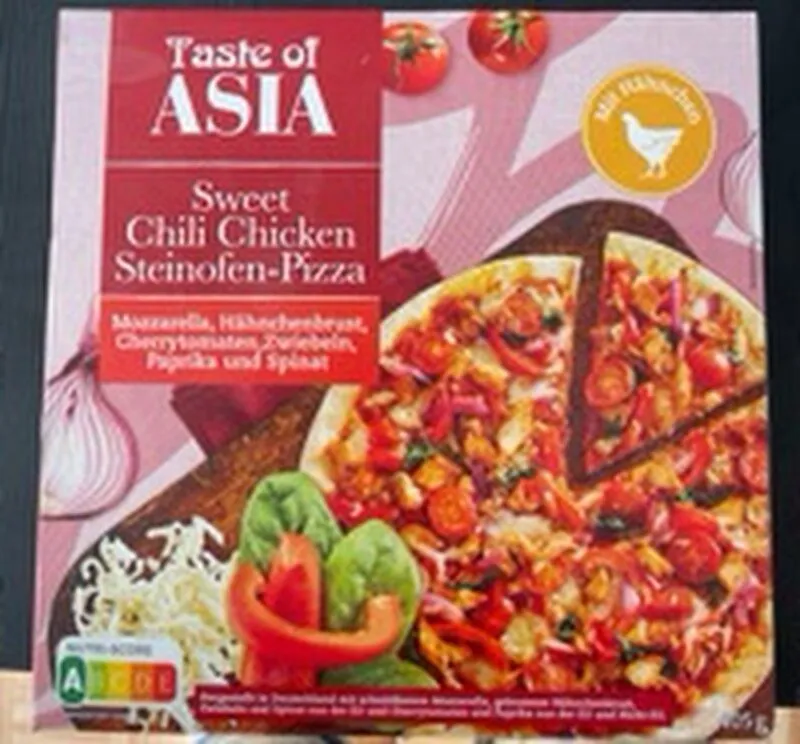 Sweet Chili Chicken Steinofen-Pizza