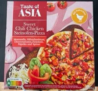 Sweet Chili Chicken Steinofen-Pizza