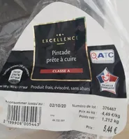 pintade prête à cuire